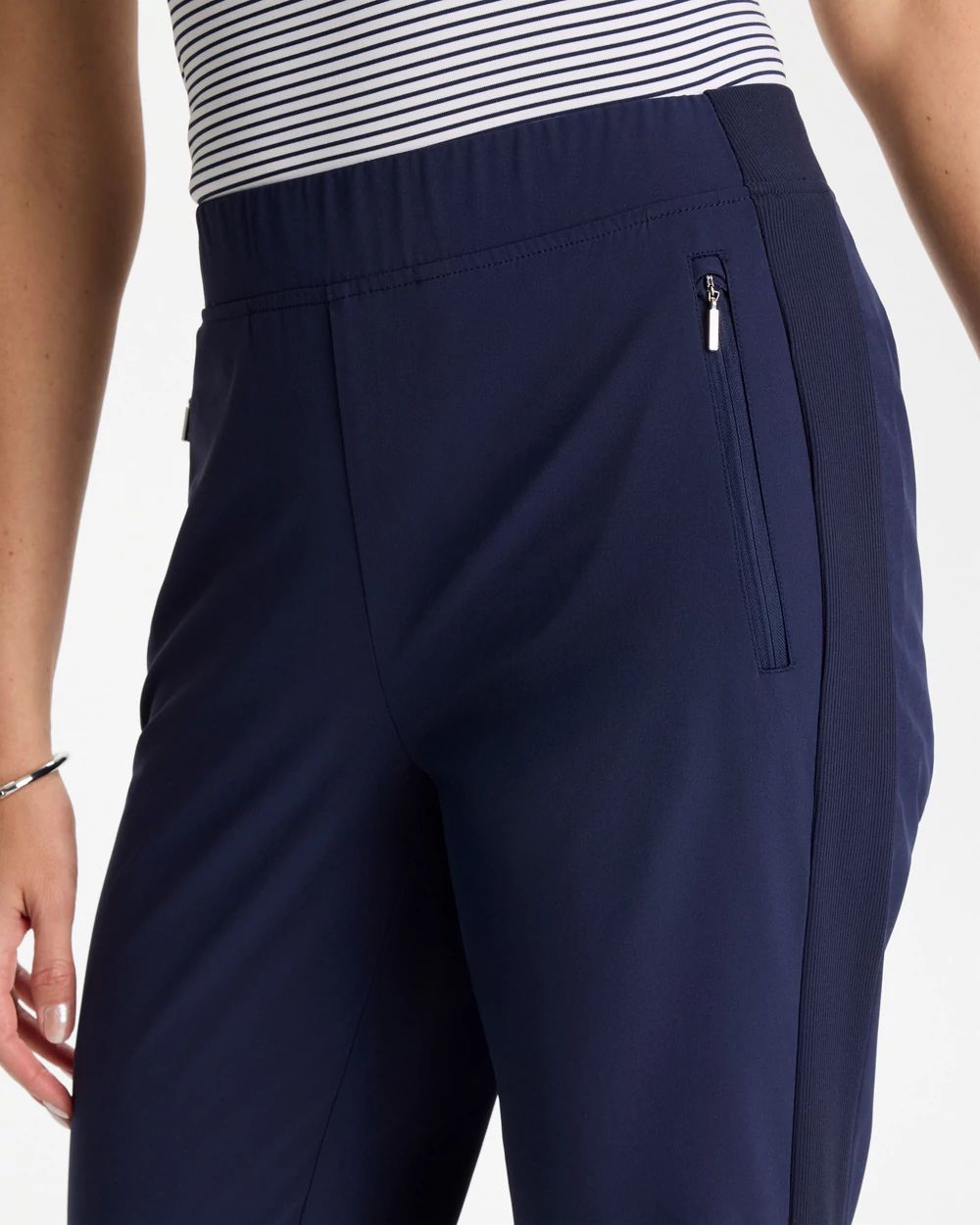 Zenergy® UPF Rib Mix Ankle Pants | Chico's